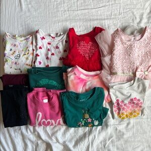 Colorful Girls 4T Clothing Bundle
